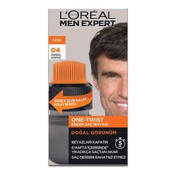 Loreal Paris Men Expert - L'Oréal Paris Men Expert One-Twist Erkek Saç Boyası 04 Kahve