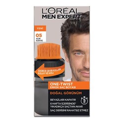 Loreal Paris Men Expert - L'Oréal Paris Men Expert One-Twist Erkek Saç Boyası 05 Açık Kahve