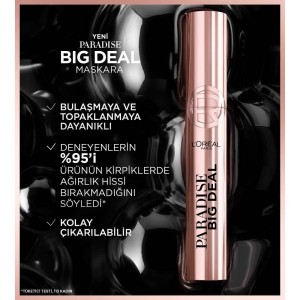 L'Oréal Paris Paradise Big Deal Mascara Black - 3
