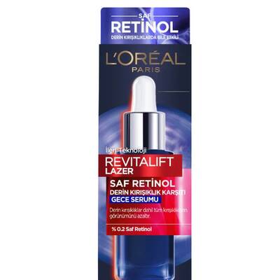 L'Oréal Paris Revitalift Lazer Saf Retinol Gece Serumu 30 Ml - 1
