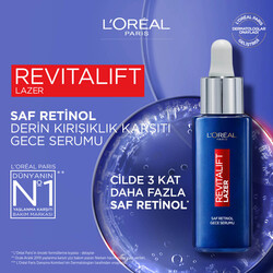 L'Oréal Paris Revitalift Lazer Saf Retinol Gece Serumu 30 Ml - 8