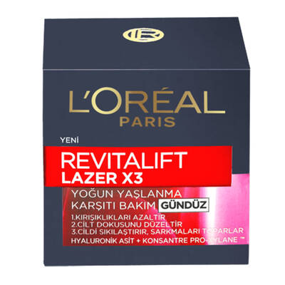 L'Oréal Paris Revitalift Lazer x3 Yaşlanma Karşıtı Bakım Kremi 50 Ml - 4
