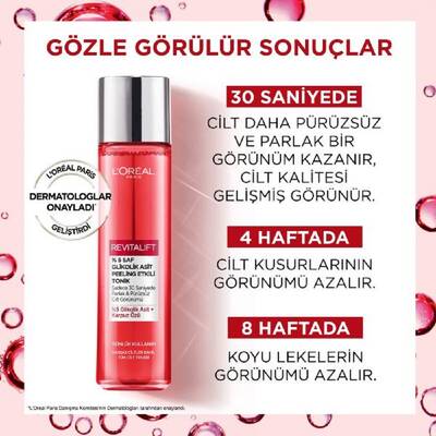 L'Oréal Paris Revitalift Peeling Etkili Tonik 180 Ml - 6