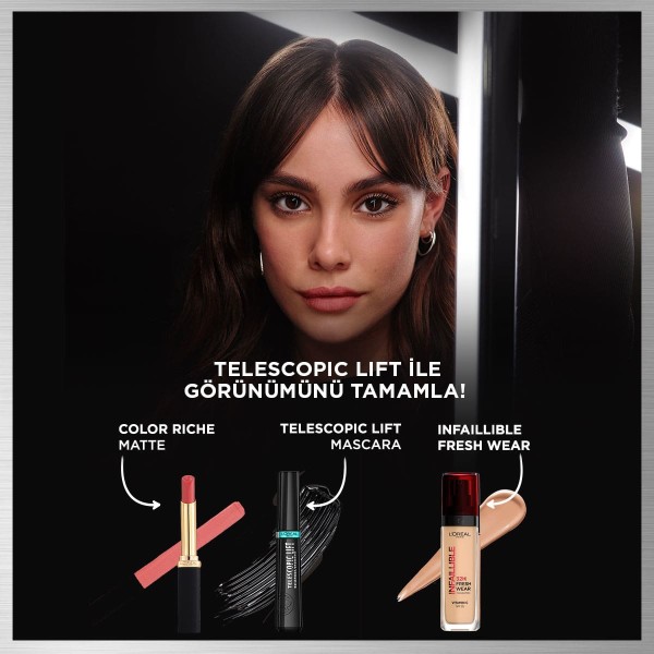 L'Oréal Paris Telescopic Lift Suya Dayanıklı Maskara - 9