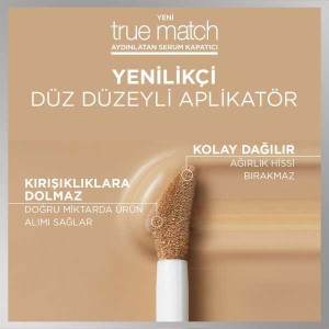 L'Oréal Paris True Match Aydınlatan Serum Kapatıcı - 1R - 6