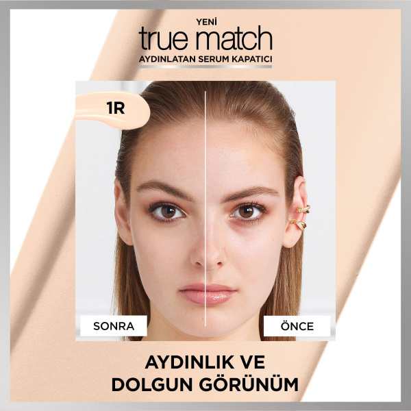 L'Oréal Paris True Match Aydınlatan Serum Kapatıcı - 1R - 7