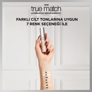 L'Oréal Paris True Match Aydınlatan Serum Kapatıcı - 1R - 8