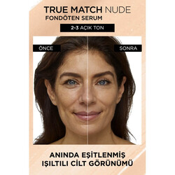 L'Oréal Paris True Match Nude Fondöten Serum 2-3 Light - 4