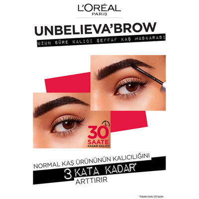 L'Oréal Paris Unbelieva Brow Uzun Süre Kalıcı Şeffaf Kaş Maskarası - 6