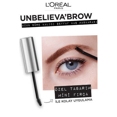 L'Oréal Paris Unbelieva Brow Uzun Süre Kalıcı Şeffaf Kaş Maskarası - 7
