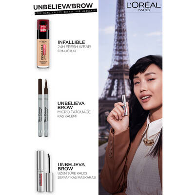 L'Oréal Paris Unbelieva Brow Uzun Süre Kalıcı Şeffaf Kaş Maskarası - 8