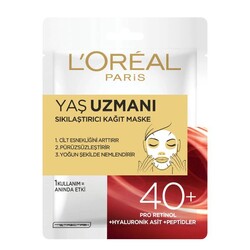 Loreal Paris Cilt - L'Oréal Paris Yaş Uzmanı 40+ Sıkılaştırıcı Kağıt Maske