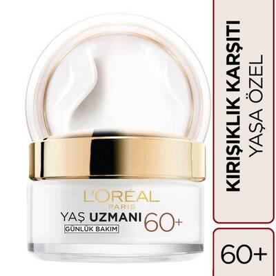L'Oréal Paris Yaş Uzmanı 60+ Kırışıklık Karşıtı Besleyici Krem 50 Ml - 1