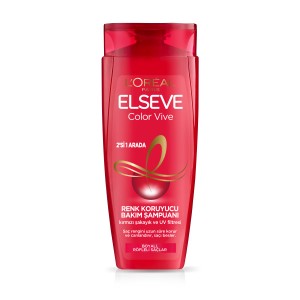 Elseve - L'Oréal Paris Elseve Colorvive 2in1 Renk Koruyucu Bakım Şampuanı 450 Ml