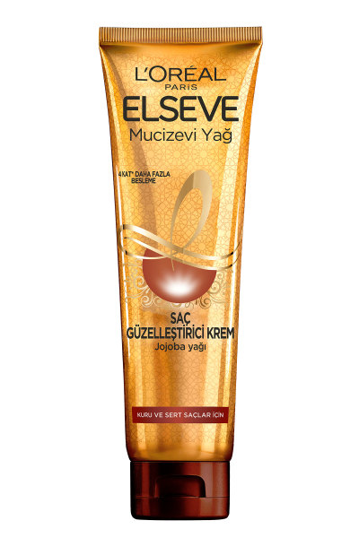 L'Oréal Paris Elseve Mucizevi Yağ Saç Güzelleştirici Krem 150 Ml Kuru&Sert Ciltler - 1