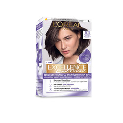 Loreal Paris Excellence - L'Oréal Paris Excellence Cool Creme Saç Boyası 5.11 Ekstra Küllü Açık Kahve