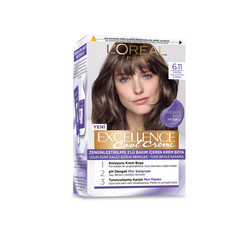 Loreal Paris Excellence - L'Oréal Paris Excellence Cool Creme Saç Boyası 6.11 Ekstra Küllü Koyu Kumral