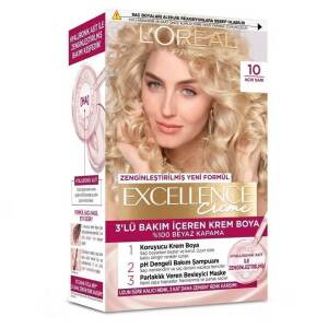 Loreal Paris Excellence Creme Saç Boyası 10 Açık Sarı 