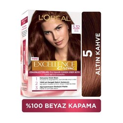 Loreal Paris Excellence - L'Oréal Paris Excellence Creme Saç Boyası 5.32 Altın Kahve