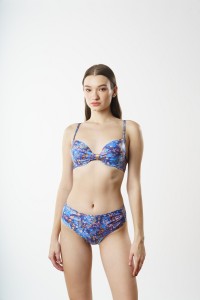 Louren Mayo - Louren Nb1961 Dolgulu Bikini Takımı Mavi 38