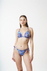 Louren Mayo - Louren Nb1962 Boş Kaplı Bikini Takımı Mavi 36