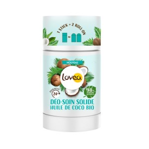 Lovea Solide Organic Coconut Oil Deo Stick 50 Gr - Le Petit Olivier