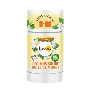 Lovea Solide Organic Monoi Oil Deo Stick 50 Gr - Le Petit Olivier