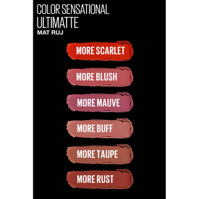 Maybelline Color Sensational Ultimatte Mat Ruj 899 More Rust