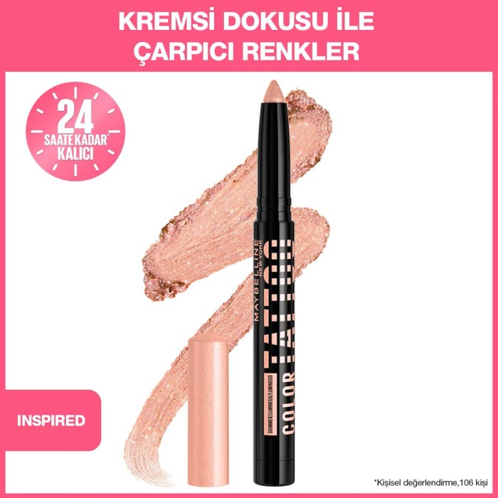 Maybelline Color Tattoo Eyeshadow Inspired - 3
