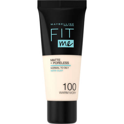 Maybelline Fit Me Matte Poreless Foundation 30 Ml 100 Warm Ivory - 2