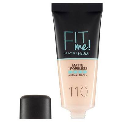 Maybelline Fit Me Matte Poreless Foundation 30 Ml 110 Porcelain - 2