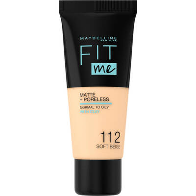 Maybelline Fit Me Matte Poreless Foundation 30 Ml 112 Soft Beige - 2