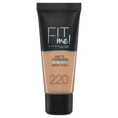 Maybelline Fit Me Matte Poreless Foundation 30 Ml 220 Natural Beige - 1