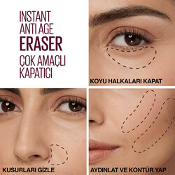 Maybelline Instant Anti Age Eraser Kapatıcı 121 Light Honey - 3