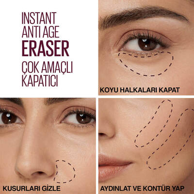 Maybelline Instant Anti Age Eraser Kapatıcı 121 Light Honey - 3