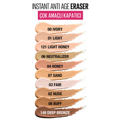 Maybelline Instant Anti Age Eraser Kapatıcı 121 Light Honey - 8
