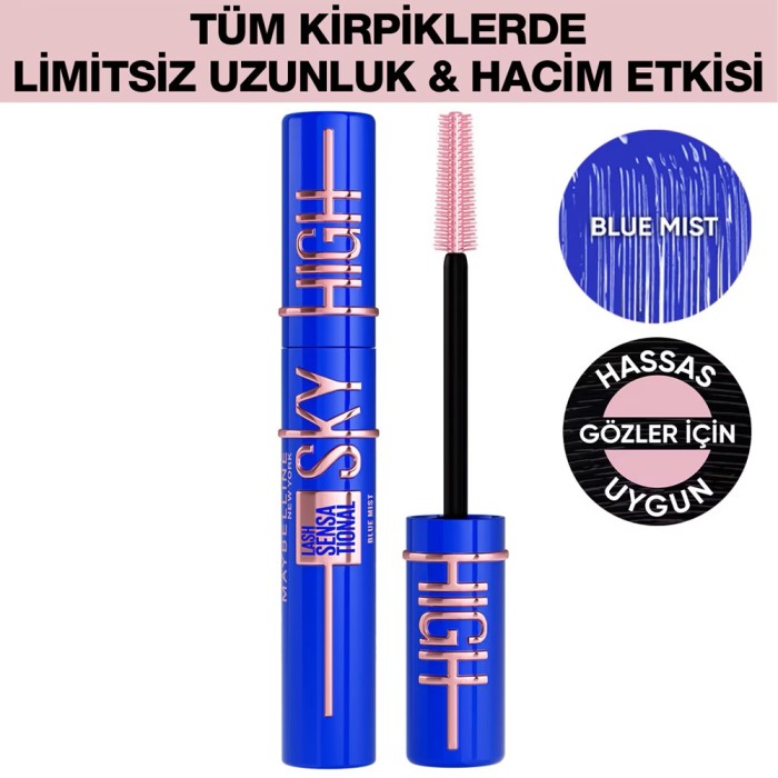 Maybelline Lash Sensational Sky High Mascara Blue Mist - 2
