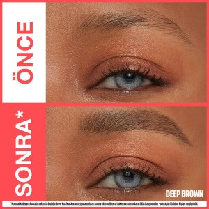 Maybelline New York Build a Brow 2in1 Kaş Kalemi ve Jeli Deep Brown - 3