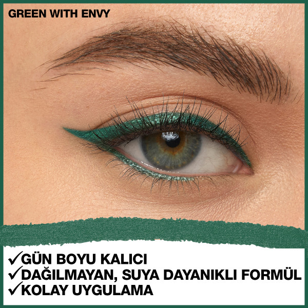 Maybelline New York Lasting Drama Automatic Liner Göz Kalemi - Green With Envy - 2