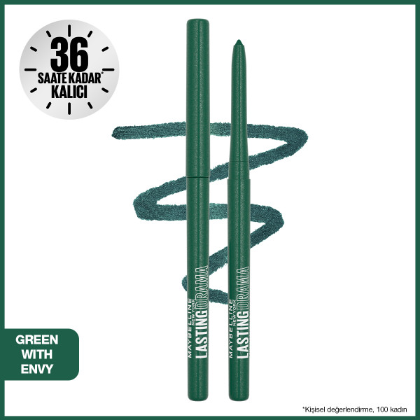 Maybelline New York Lasting Drama Automatic Liner Göz Kalemi - Green With Envy - 3