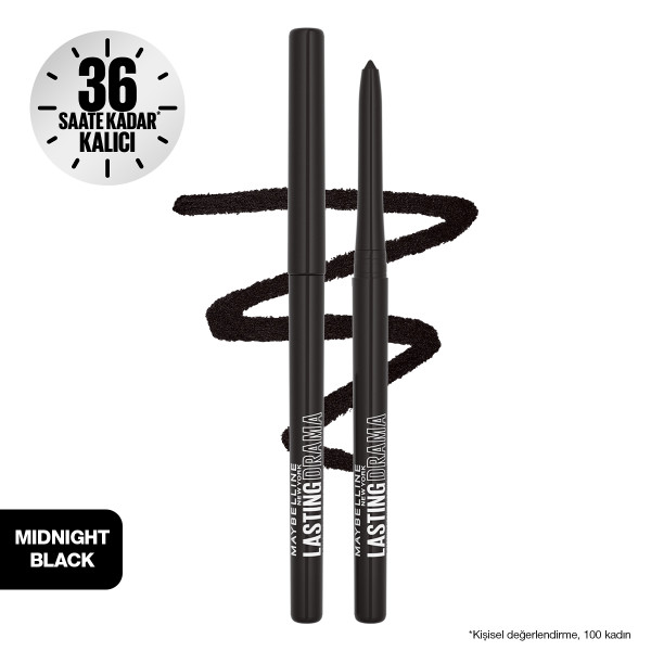 Maybelline New York Lasting Drama Automatic Liner Göz Kalemi - Midnight Black - 2