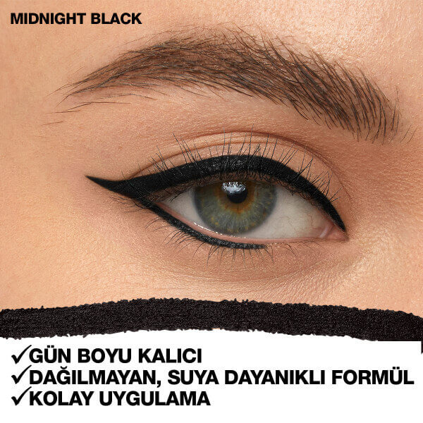 Maybelline New York Lasting Drama Automatic Liner Göz Kalemi - Midnight Black - 3