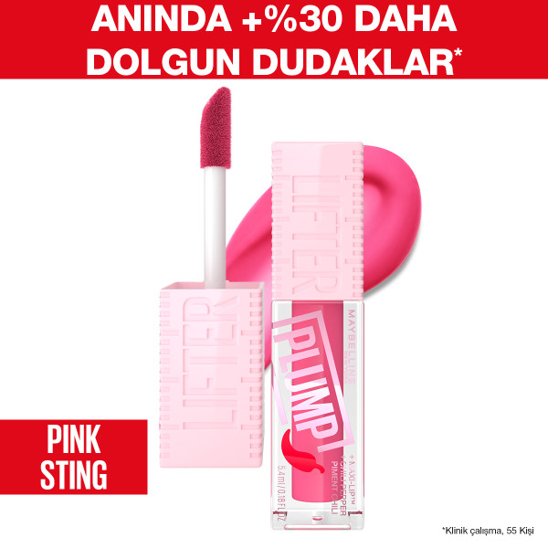 Maybelline New York Lifter Plump Dudak Parlatıcısı 003 Pink Sting - 2