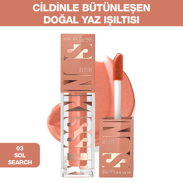 Maybelline New York Sunkisser Likit Allık 03 Sol Search - 2