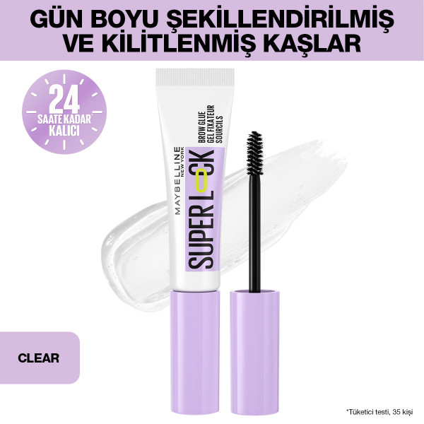 Maybelline New York Super Lock Brow Glue Kaş Sabitleyici Maskara - 2