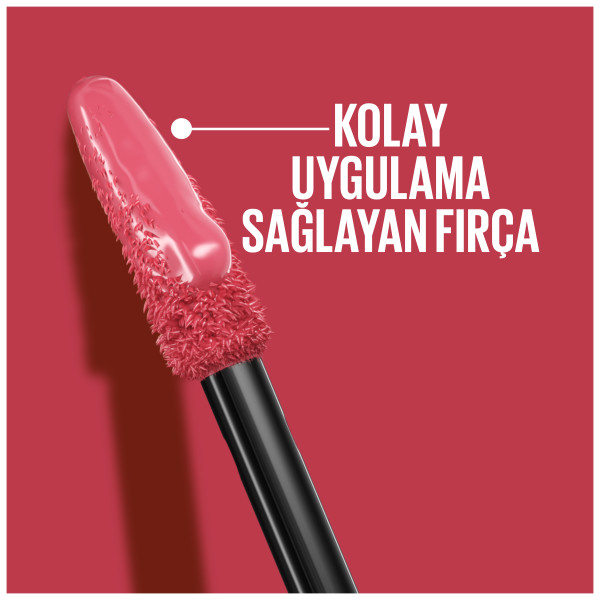 Maybelline New York Super Stay Vinyl Ink Uzun Süre Kalıcı Likit Parlak Ruj 145 Rogue - 4