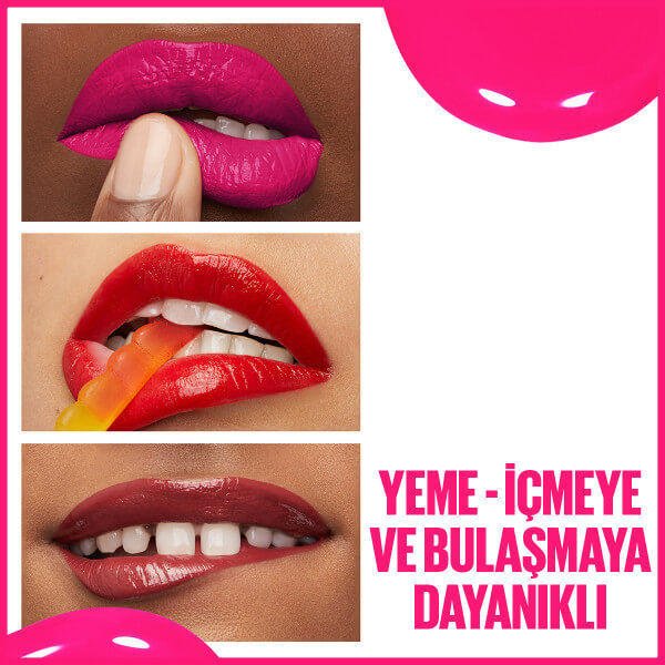 Maybelline New York Super Stay Vinyl Ink Uzun Süre Kalıcı Likit Parlak Ruj 145 Rogue - 7