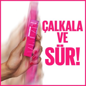 Maybelline New York Super Stay Vinyl Ink Uzun Süre Kalıcı Likit Parlak Ruj 145 Rogue - 9