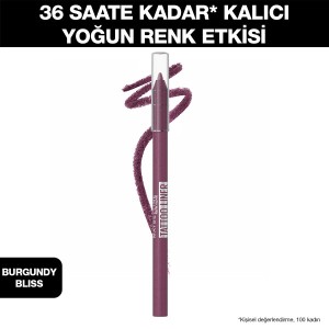 Maybelline New York Tattoo Liner Jel Göz Kalemi - Burgundy Bliss - 2
