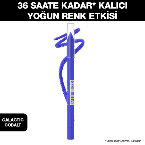 Maybelline New York Tattoo Liner Jel Göz Kalemi - Galactic Cobalt - 2